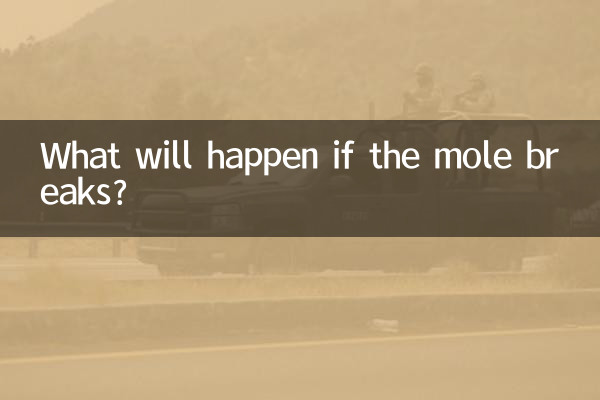 Was passiert, wenn der Maulwurf bricht?