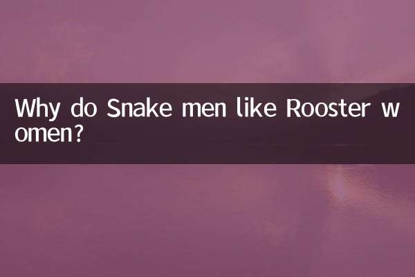 ¿Por qué a los hombres Serpiente les gustan las mujeres Gallo?