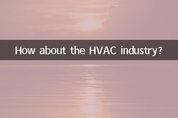 How about the HVAC industry?