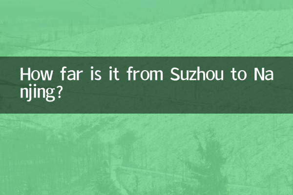 ¿A cuánta distancia está Suzhou de Nankín?