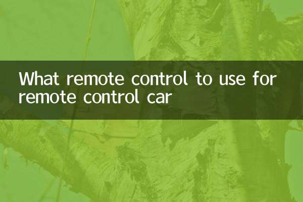 遥控车用什么遥控器