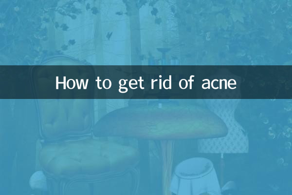 Wie man Akne loswird