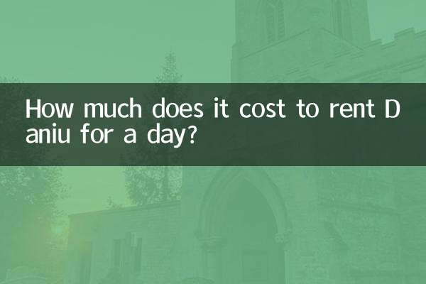 Quanto costa noleggiare Daniu per un giorno?
