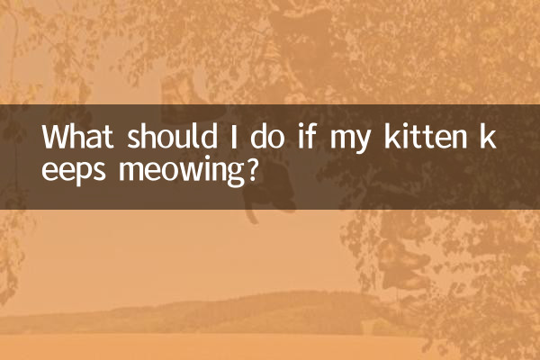 আমার বিড়ালছানা যদি মায়া করতে থাকে তবে আমার কী করা উচিত?