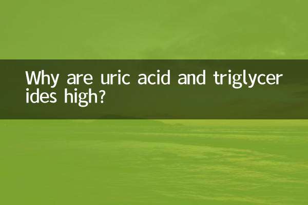 Warum sind Harnsäure und Triglyceride hoch?