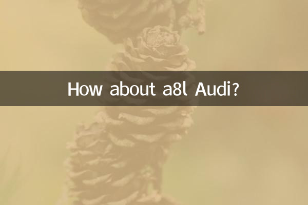 ¿Qué tal un Audi a8l?