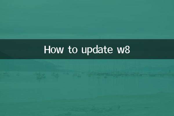 How to update w8