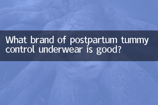 Quelle marque de sous-vêtements gainants post-partum est la bonne ?