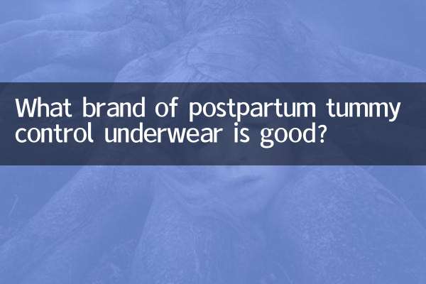 Quelle marque de sous-vêtements gainants post-partum est la bonne ?