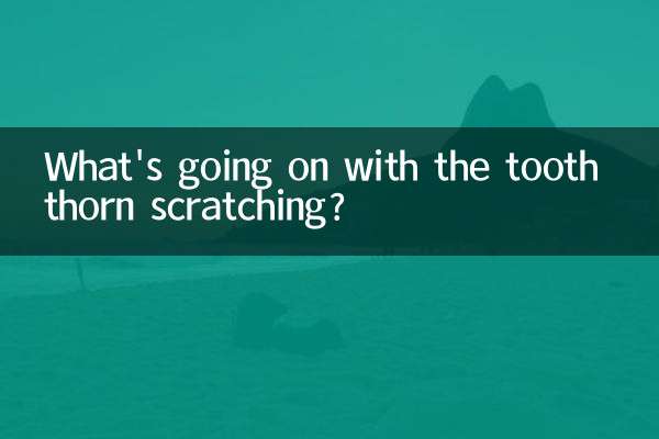 দাঁতের কাঁটা আঁচড়ে কি হচ্ছে?