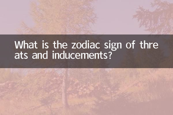 Was ist das Sternzeichen für Drohungen und Anreize?