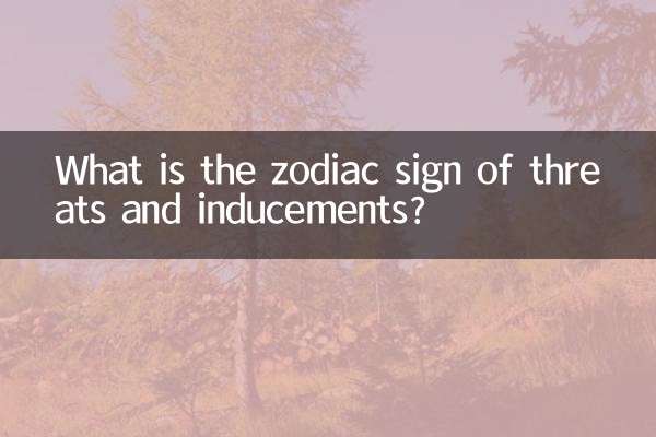 Was ist das Sternzeichen für Drohungen und Anreize?