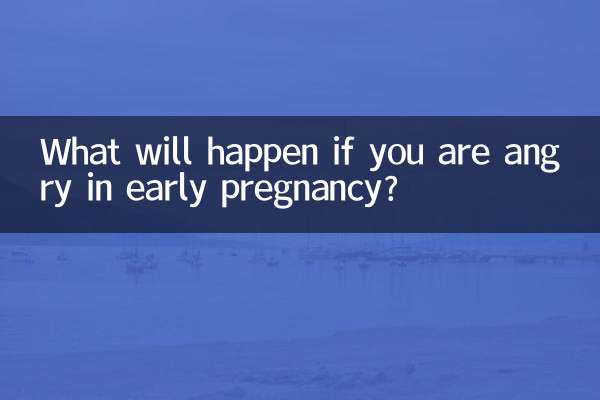 懷孕初期生氣會怎麼樣