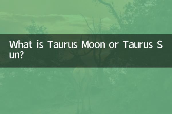 什麼是月金牛或日金牛