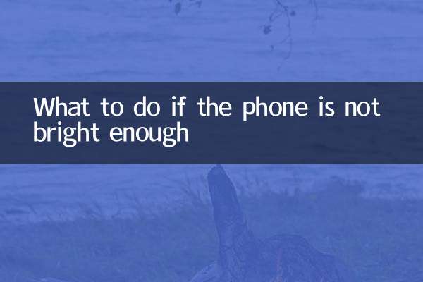 What to do if the phone is not bright enough