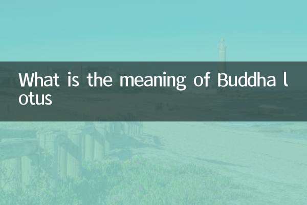 What is the meaning of Buddha lotus