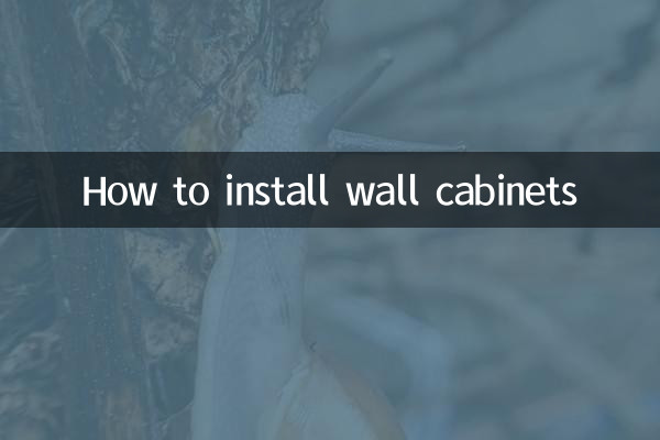 Come installare armadi a parete