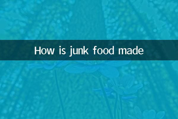 Como é feita junk food
