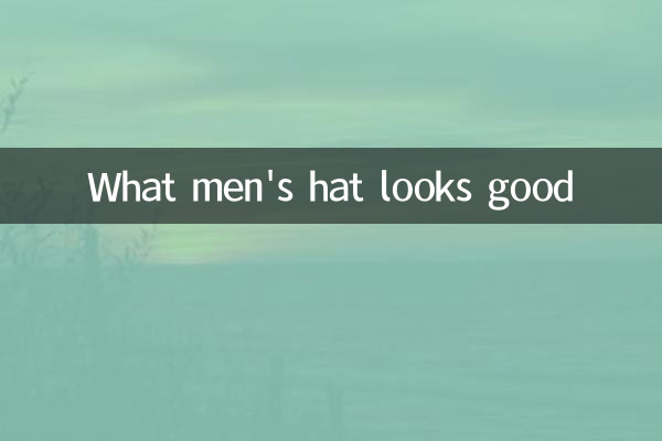 Quali cappelli da uomo sono belli?