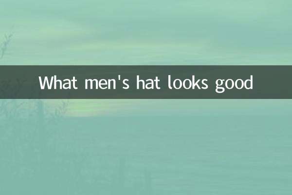 Quali cappelli da uomo sono belli?
