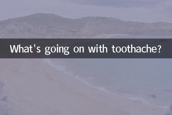 Cosa succede con il mal di denti?