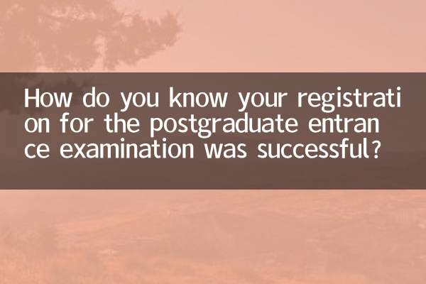 ¿Cómo sabe que su inscripción para el examen de ingreso a posgrado fue exitosa?