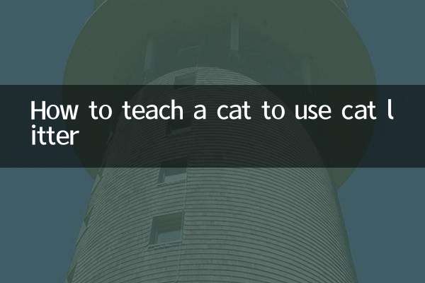 Comment apprendre à un chat à utiliser la litière pour chat