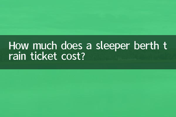 Quanto custa uma passagem de trem para um beliche?