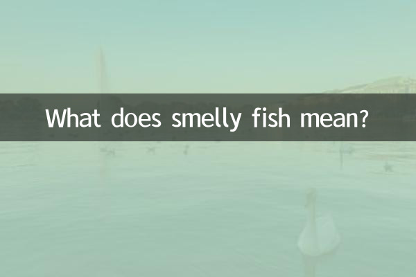 ¿Qué significa pescado maloliente?