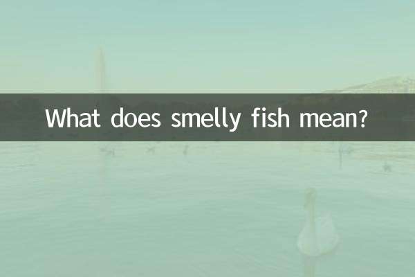 ¿Qué significa pescado maloliente?