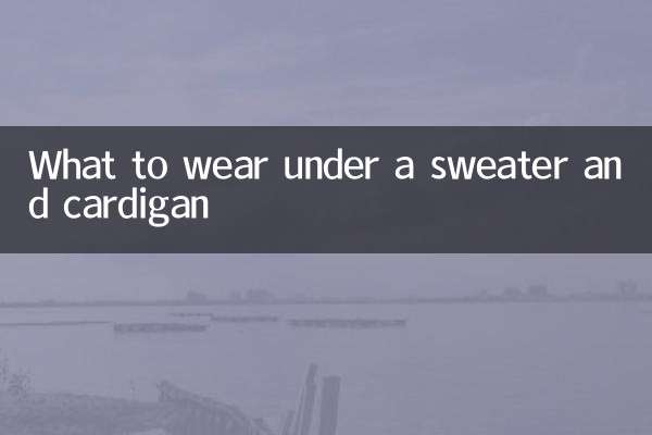 সোয়েটার এবং কার্ডিগানের নীচে কী পরবেন
