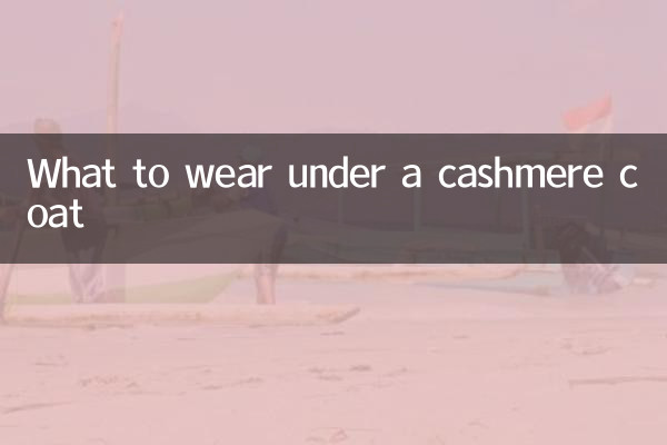 Que porter sous un manteau en cachemire