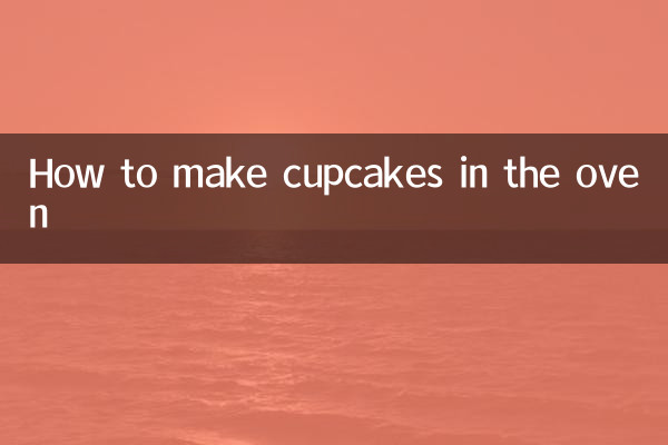 طرز تهیه کاپ کیک در فر