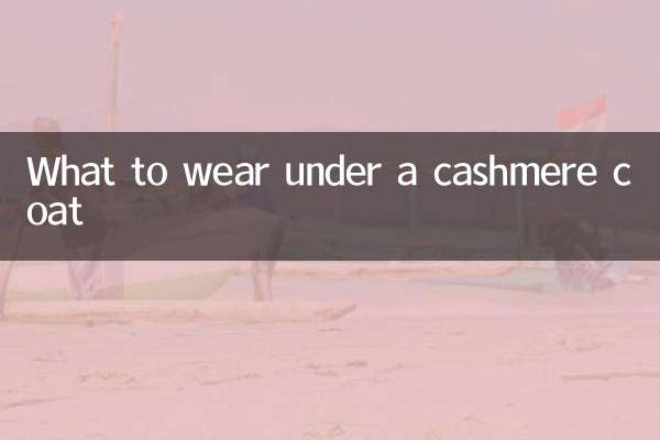 Que porter sous un manteau en cachemire