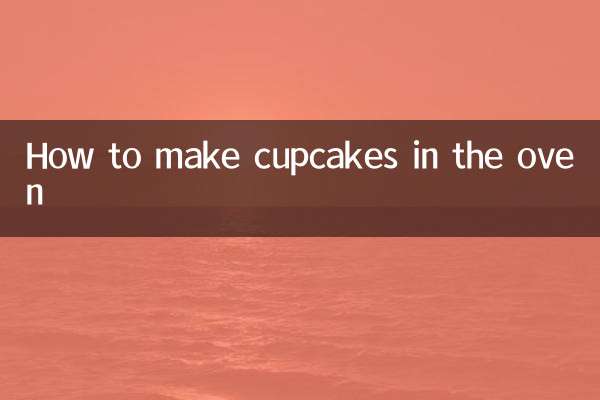 طرز تهیه کاپ کیک در فر