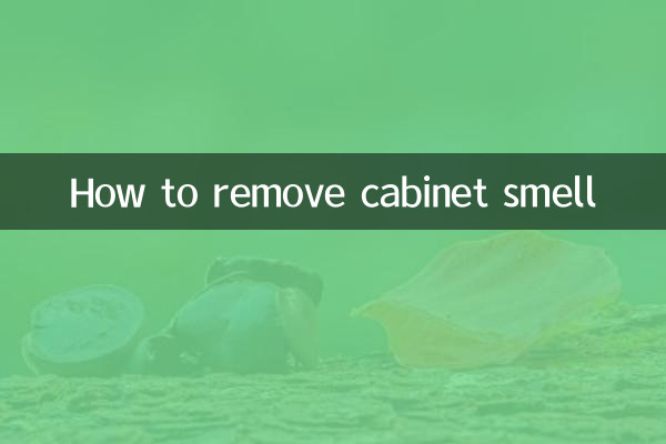 কিভাবে ক্যাবিনেটের গন্ধ দূর করবেন