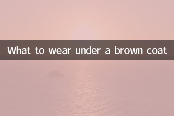 咖啡色大衣裡面穿什麼