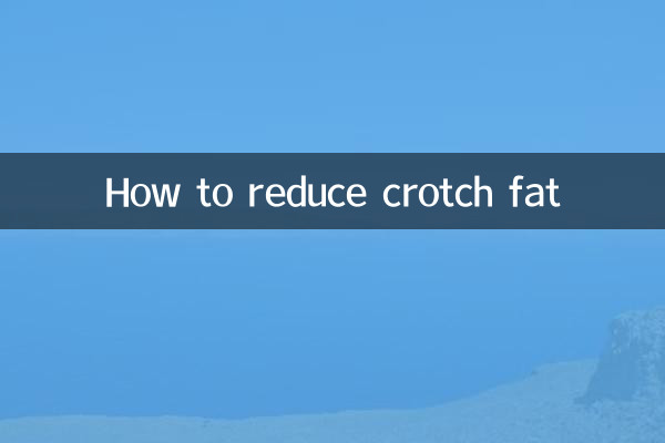 Как уменьшить жир в промежности