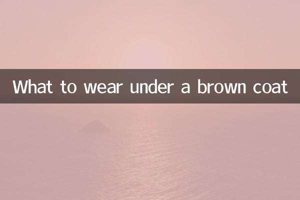 咖啡色大衣里面穿什么