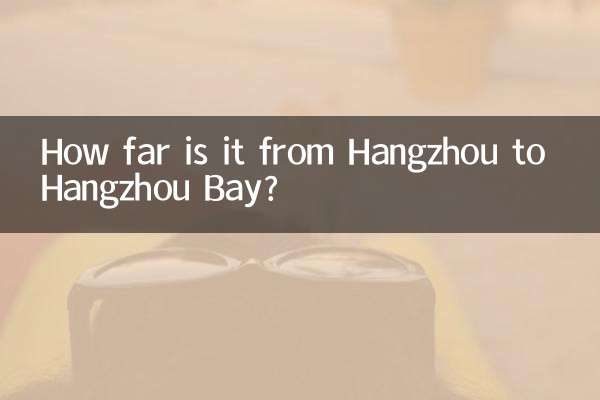 How far is it from Hangzhou to Hangzhou Bay?