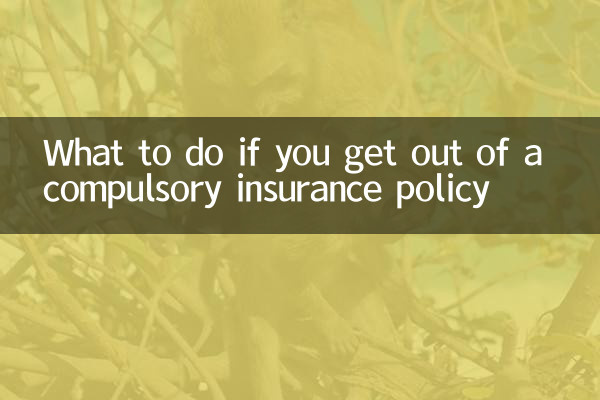 Cosa fare se si esce dall'assicurazione obbligatoria