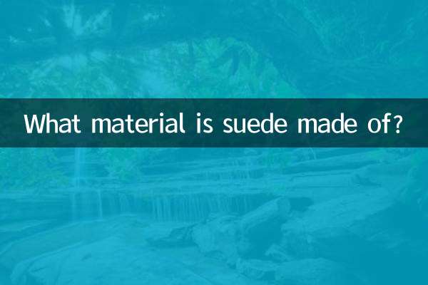 ¿De qué material está hecha la gamuza?