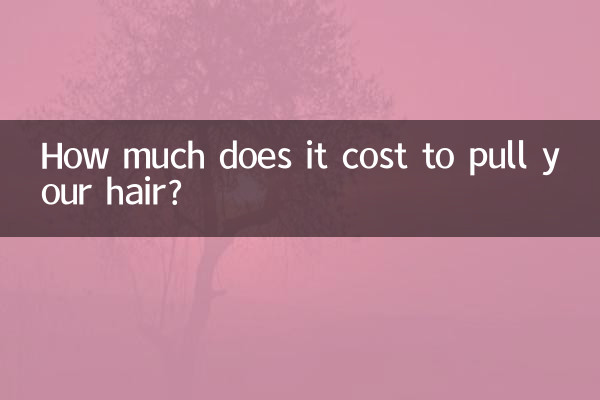 Quanto custa puxar o cabelo?