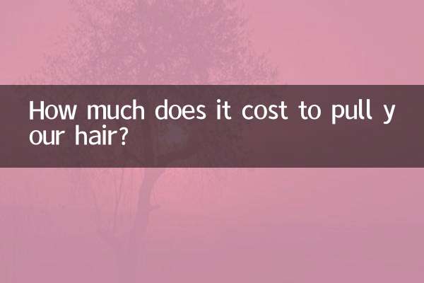 Quanto custa puxar o cabelo?