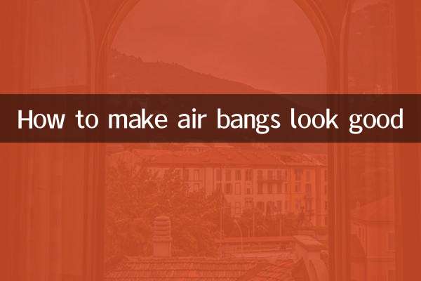 How to make air bangs look good