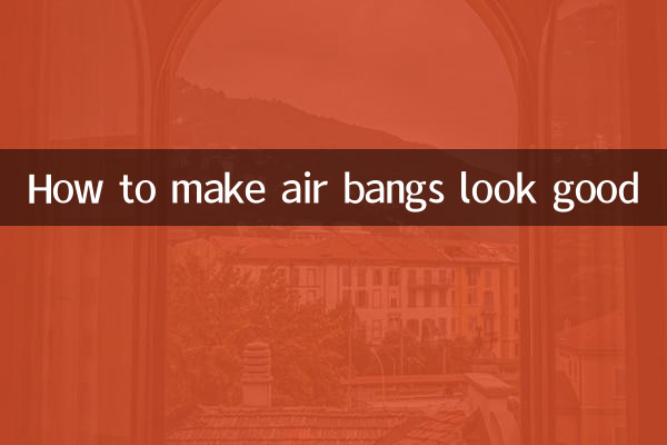 How to make air bangs look good