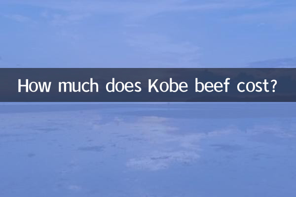 How much does Kobe beef cost?