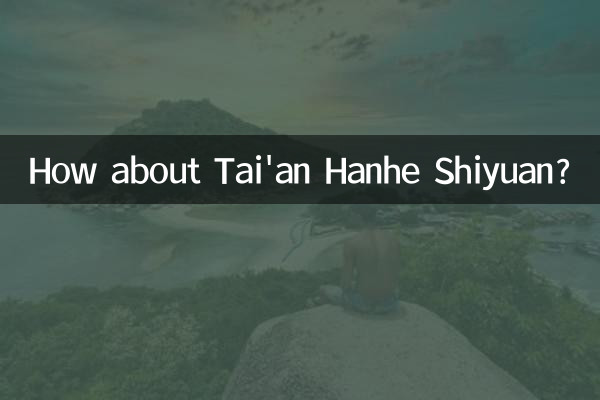How about Tai'an Hanhe Shiyuan?