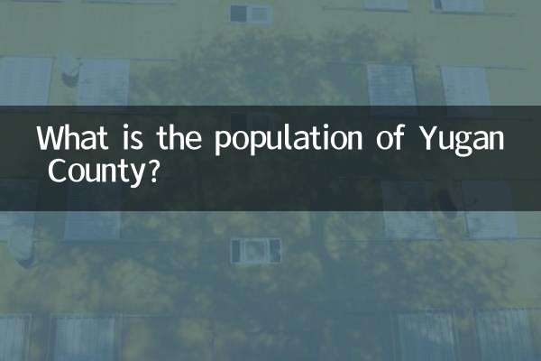 What is the population of Yugan County?