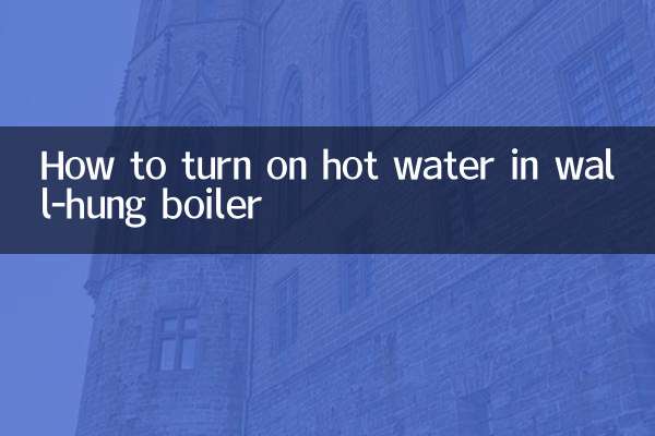 دیوار کے ہاتھ والے بوائلر میں گرم پانی کو کیسے چالو کریں